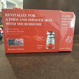 MADECA DERMA Elastic Firming Microbiome Ampoule 7ml / .23 Oz. X 5pcs + 5oz Toner